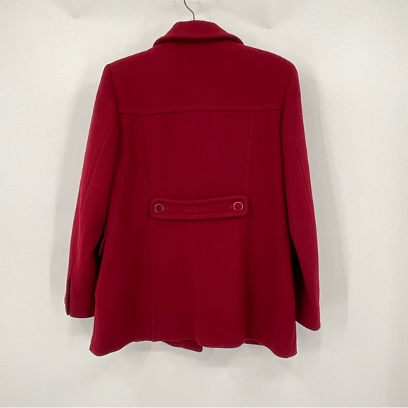 Pendleton Petite Red Wool Jacket Size 12 K10 - Picture 4 of 11